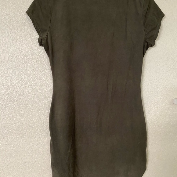 Forrest Green Suede Dress - Picture 3 of 3